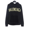 Balenciaga distressed damaged double B tape letter Hoodie