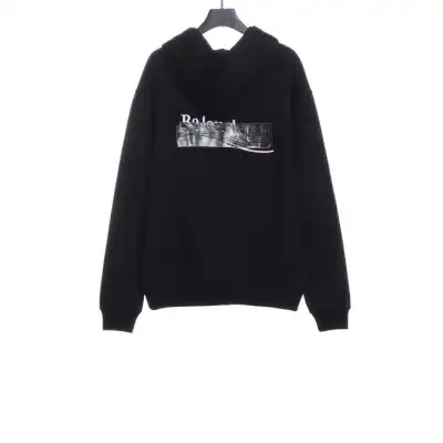  Balenciage adhesive strip cola Hoodie 02