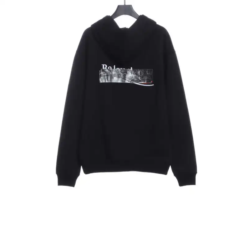  Balenciage adhesive strip cola Hoodie