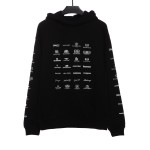  Balenciage classic full print logo Hoodie 1