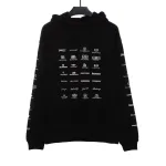  Balenciage classic full print logo Hoodie 1
