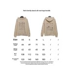  Balenciage classic full print logo Hoodie 2