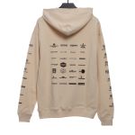  Balenciage classic full print logo Hoodie 2