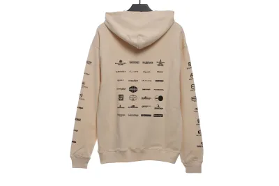 Balenciaga classic full print logo Hoodie 2 02