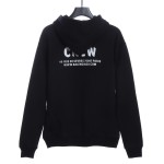  Balenciage CREW slogan print Hoodie