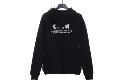 Balenciaga CREW slogan print Hoodie 02