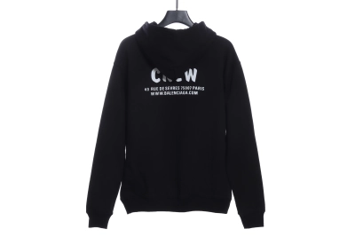 Balenciaga CREW slogan print Hoodie 02