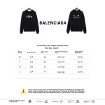  Balenciage CREW slogan print Hoodie