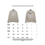  Balenciage distressed washed mud dyed double B Hoodie 1