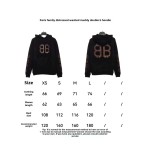  Balenciage distressed washed mud dyed double B Hoodie 2