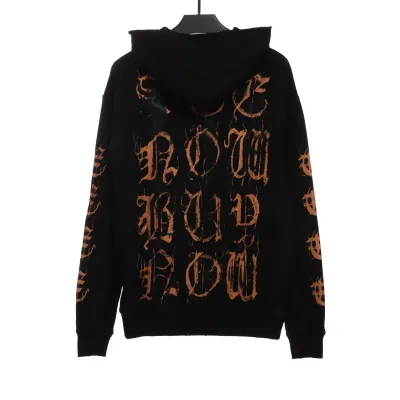  Balenciage distressed washed Sanskrit Hoodie 02