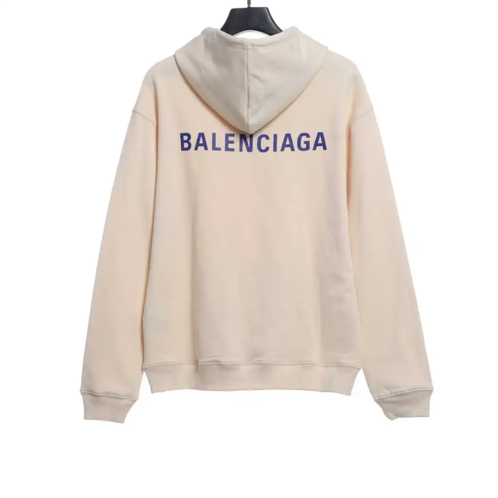 Balenciage front and back letter print Hoodie
