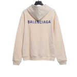  Balenciage front and back letter print Hoodie