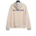  Balenciage front and back letter print Hoodie