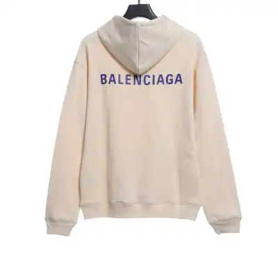  Balenciage front and back letter print Hoodie 02