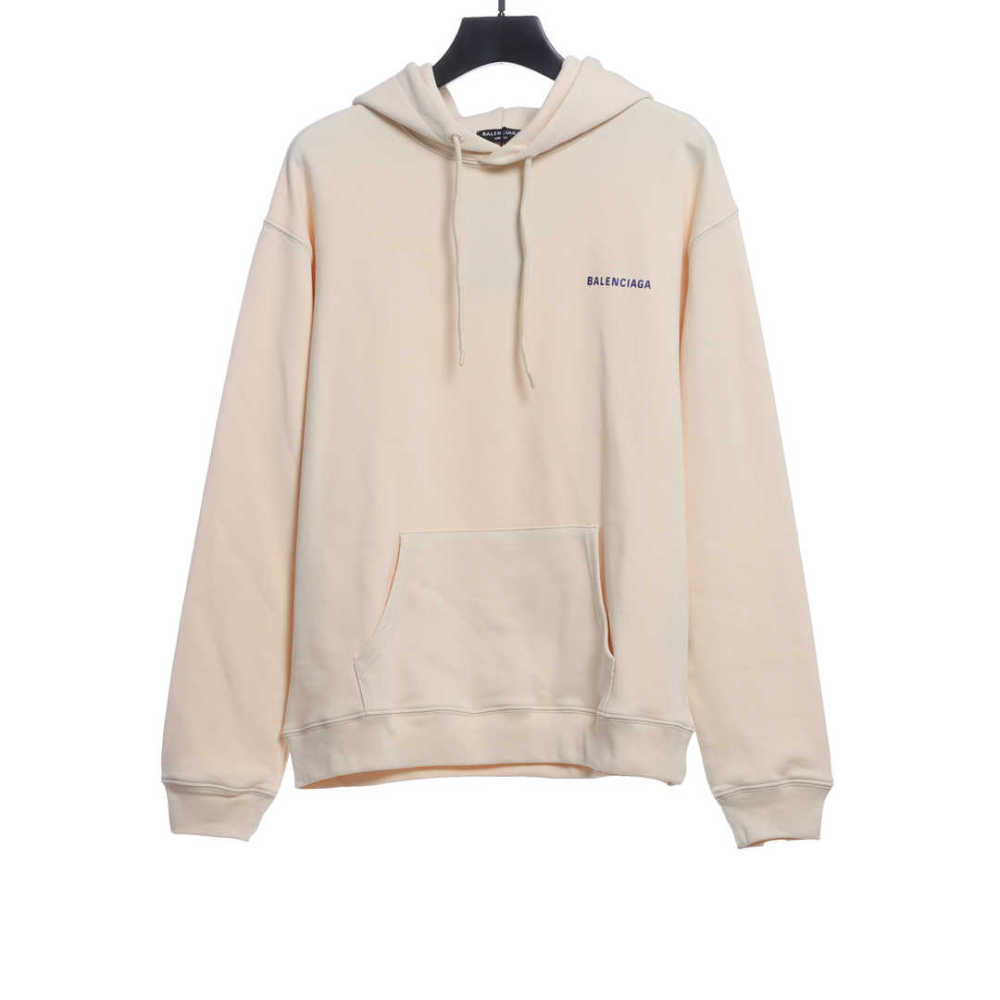  Balenciage front and back letter print Hoodie