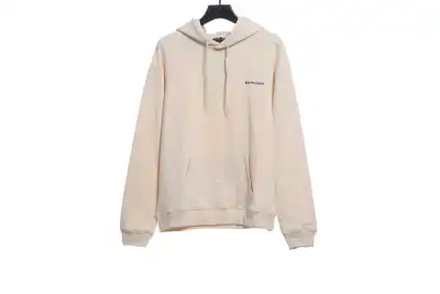 Balenciaga front and back letter print Hoodie 01