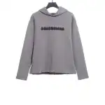  Balenciage fuzzy letter print Hoodie