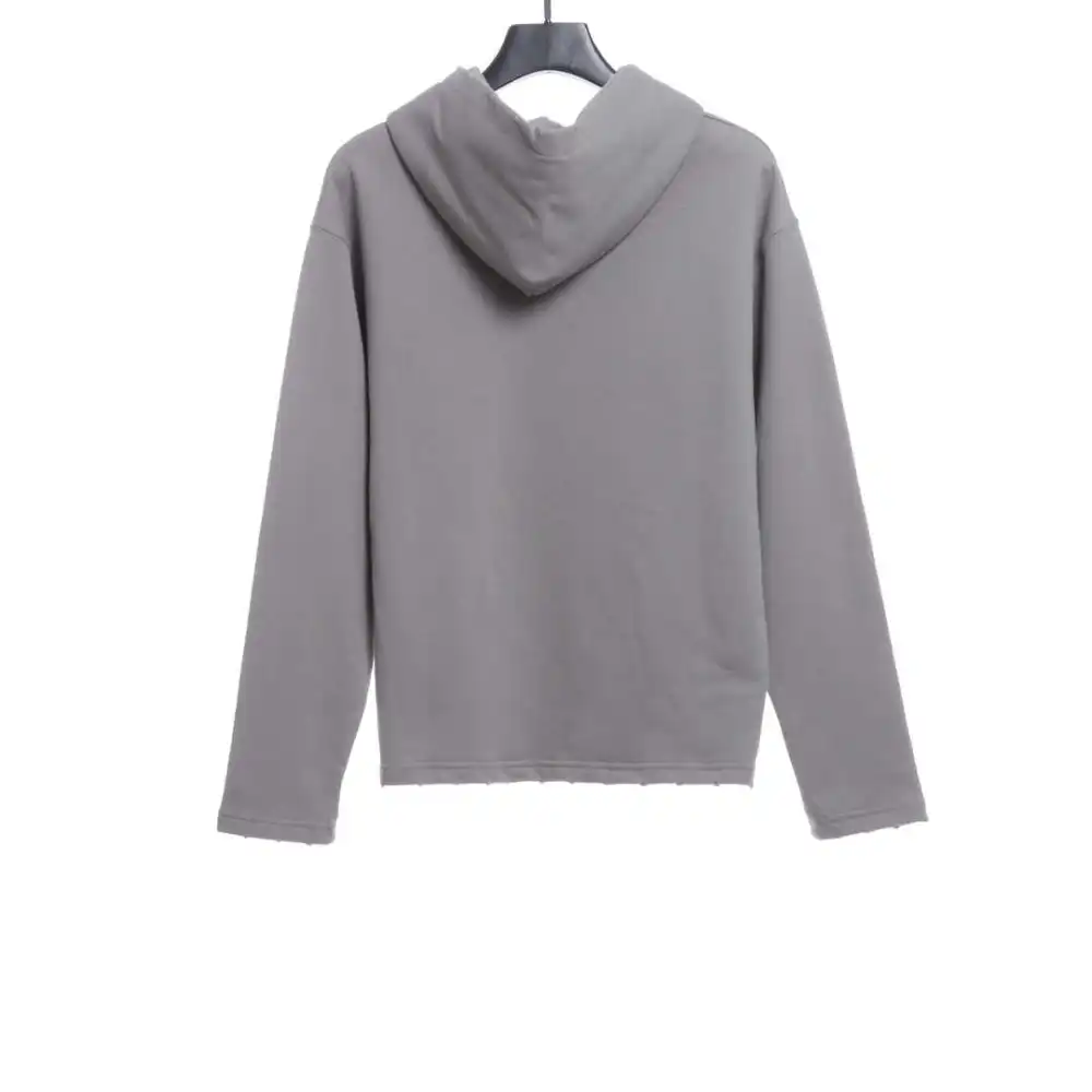  Balenciage fuzzy letter print Hoodie