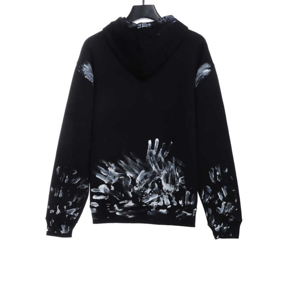  Balenciage graffiti ink Hoodie
