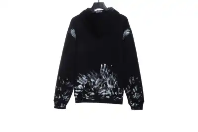 Balenciaga graffiti ink Hoodie 02