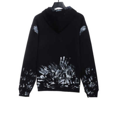  Balenciage graffiti ink Hoodie 02