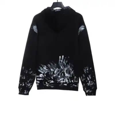  Balenciage graffiti ink Hoodie 02
