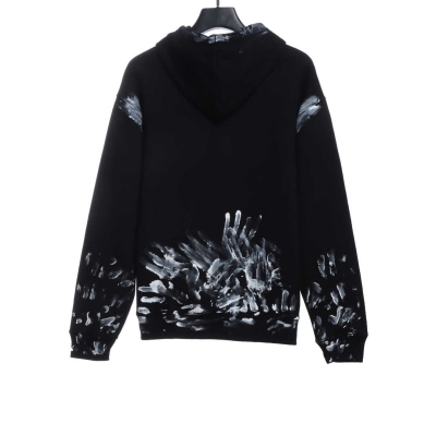 Balenciaga graffiti ink Hoodie 02