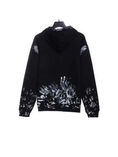 Balenciaga graffiti ink Hoodie 02