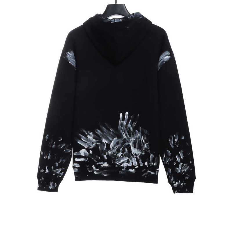  Balenciage graffiti ink Hoodie