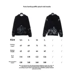  Balenciage graffiti ink Hoodie
