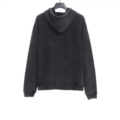 Balenciage heavy wash pocket embroidered Hoodie 02