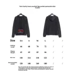  Balenciage heavy wash pocket embroidered Hoodie