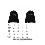  Balenciage incomplete letter Hoodie