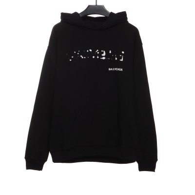  Balenciage incomplete letter Hoodie 01