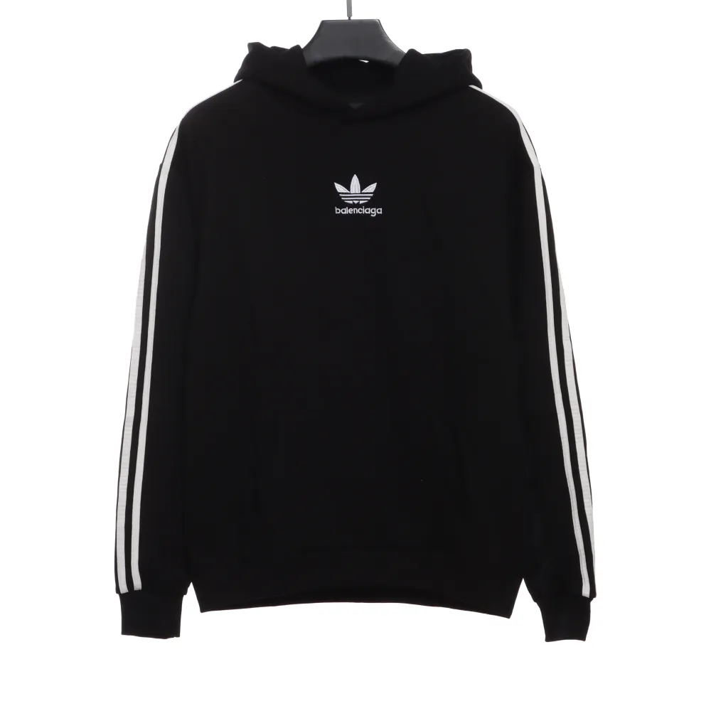 Balenciage joint clover embroidered logo Hoodie