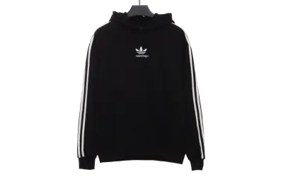 Balenciaga joint clover embroidered logo Hoodie 01