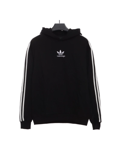 Balenciaga joint clover embroidered logo Hoodie 01