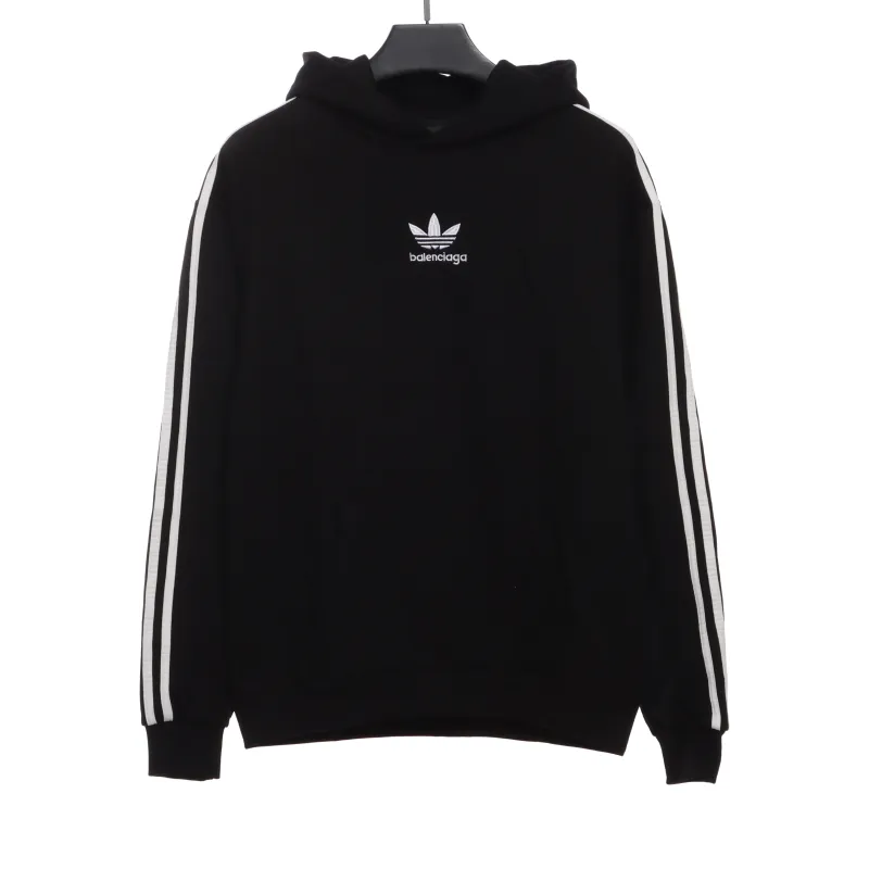  Balenciage joint clover embroidered logo Hoodie
