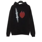  Balenciage love white ink direct printing Hoodie