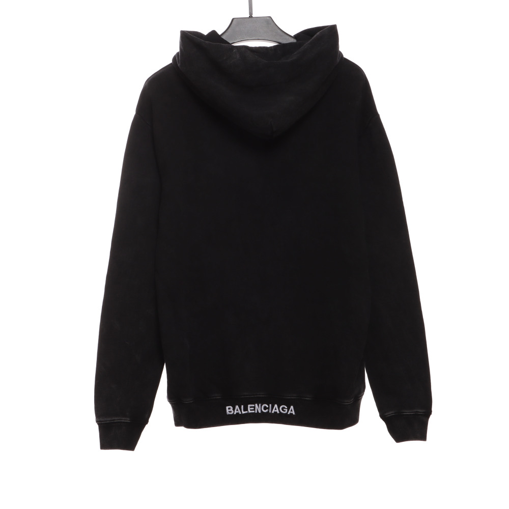  Balenciage love white ink direct printing Hoodie