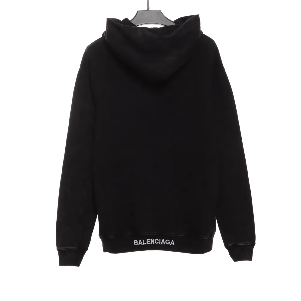  Balenciage love white ink direct printing Hoodie