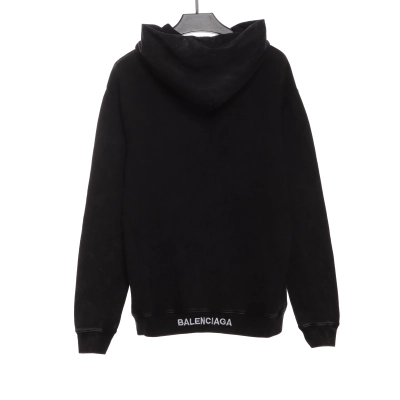 Balenciaga love white ink direct printing Hoodie 02