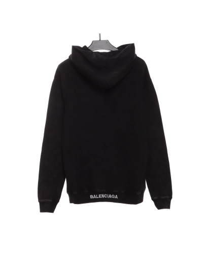 Balenciaga love white ink direct printing Hoodie 02