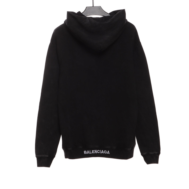  Balenciage love white ink direct printing Hoodie