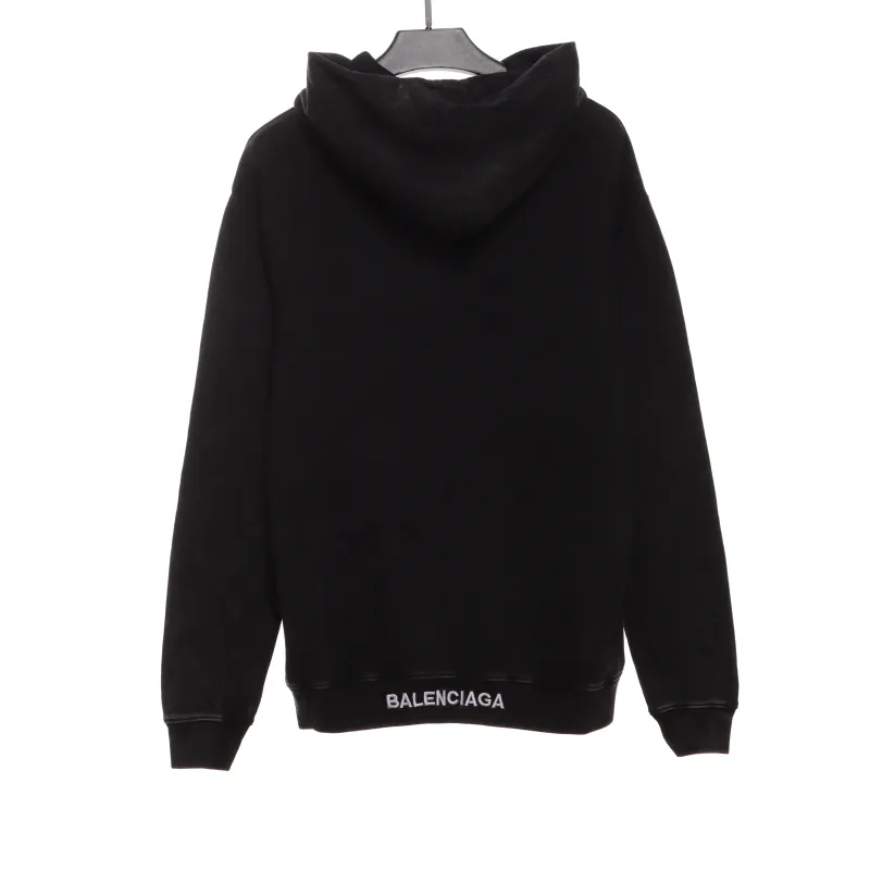  Balenciage love white ink direct printing Hoodie