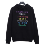  Balenciage multilingual Hoodie