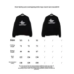  Balenciage overlapping letter logo round neck Hoodie