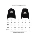 Balenciage overlapping LOGO Hoodie