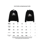 Balenciage overlapping LOGO Hoodie